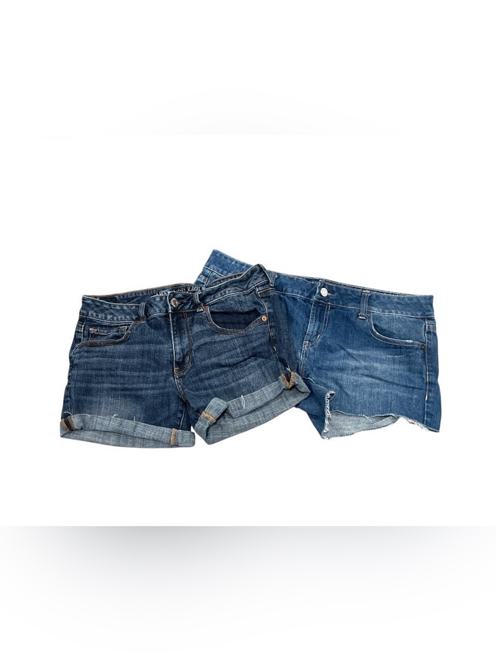 American Eagle Women’s Denim Shorts - Blue Size 12 bundle